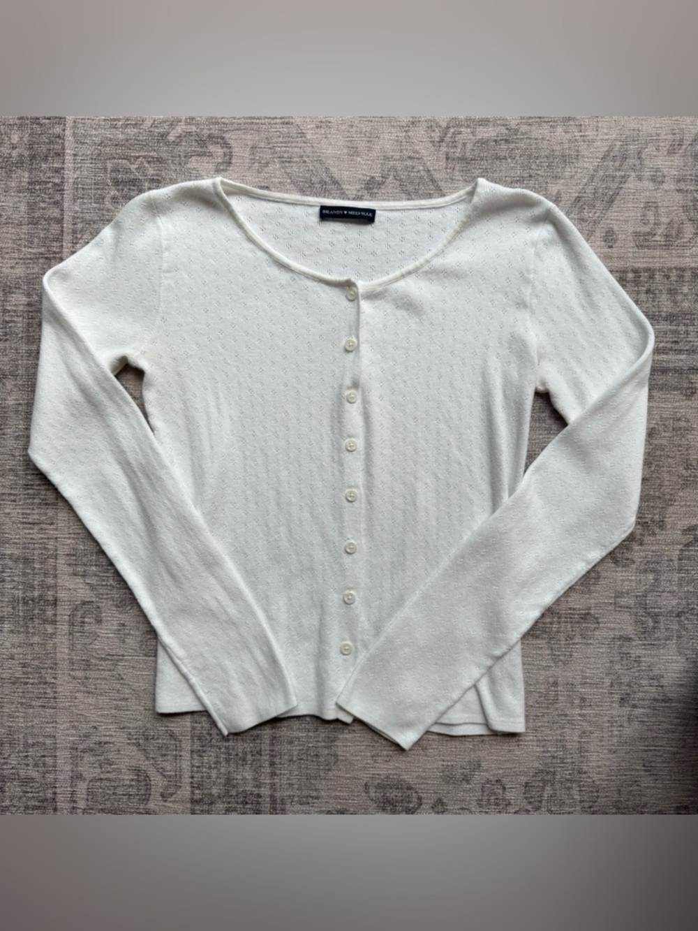 Brady Melville Athelia White Eyelet Top - Picture 6 of 8